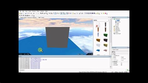 ROBLOX Lua Scripting Tutorials 9 Creating Objects Local Variables