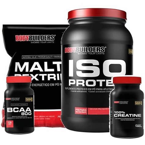 Kit Iso Protein G Choco Maltodextrina G Lim O Bcaa