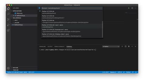 Visual Studio Code Python Virtual Environment Mobile Legends