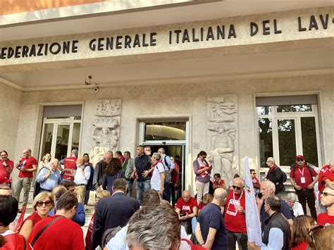 Manifestazione Nazionale Della Cgil Roma Ottobre Filctem