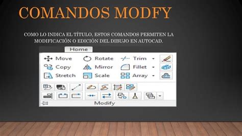 Comandos Y Tipos De Comandos Para Aoutcad Ppt