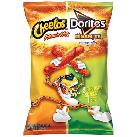 Cheetos Crunchy Flamin Hot And Doritos Dinamita Chile Limon Shop Snacks And Candy At H E B