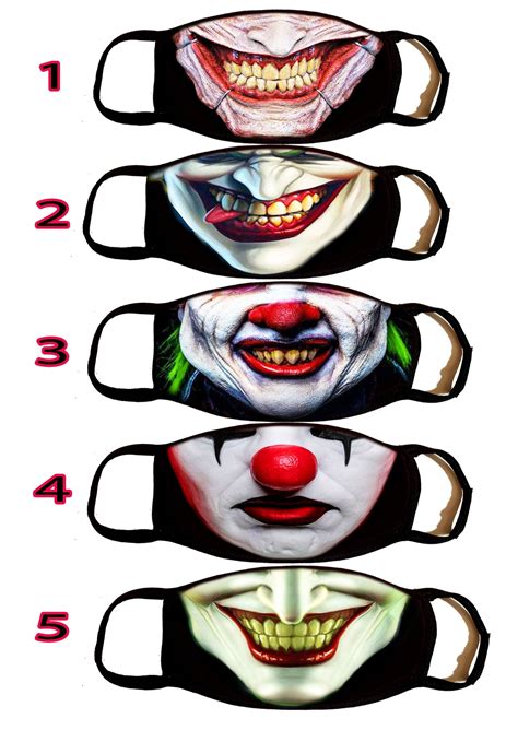 Joker Face Mask Fasion With Foam 5 Pieces For 250 Lazada Ph