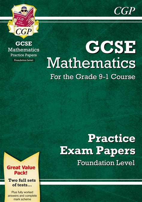 Maths For Gcse Textbook Foundation For The Grade Course Cgp Books