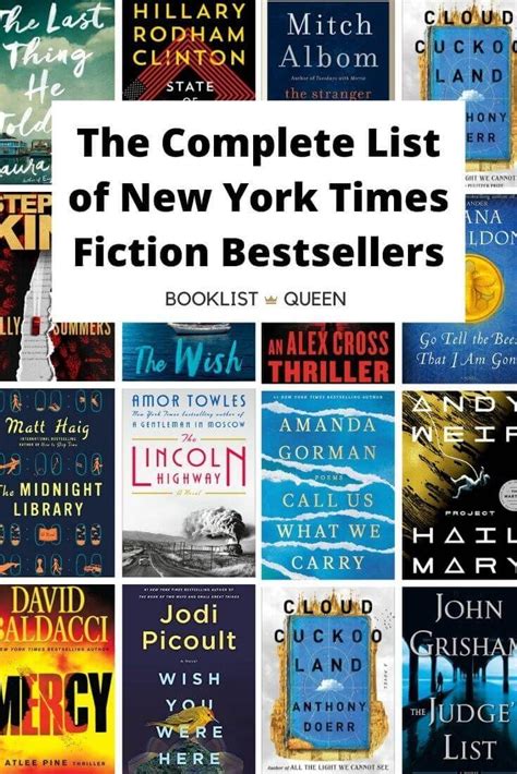 Go Beyond Just The Current List Of New York Times Fiction Best Sellers