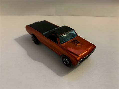 Mattel Hot Wheels Redline Custom Fleetside In Orange Etsy