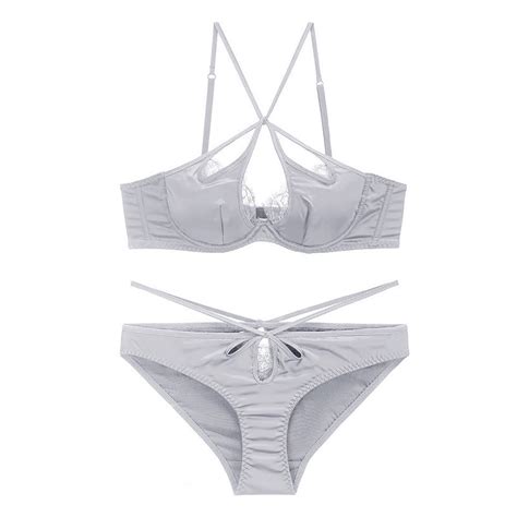 Sentmoon Sexy Lingerie For Women Thin Sponge Transparent Bra With Large