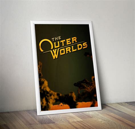 The Outer Worlds Poster Outer Worlds Prints Video Game Posters Gaming