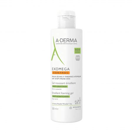 A DERMA EXOMEGA CONTROL GEL MOUSSANT ÉMOLLIENT VISAGE CORPS 500ML ParaFam