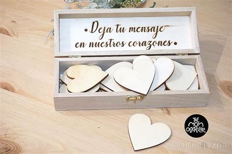 Caja Con Corazones Dise O De Bodas Mi Boda Corazones