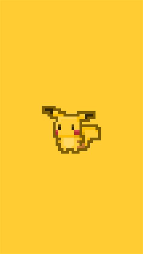 Pikachu Pokemon Pixel Art #iPhone #6 #plus #wallpaper | Pikachu ...