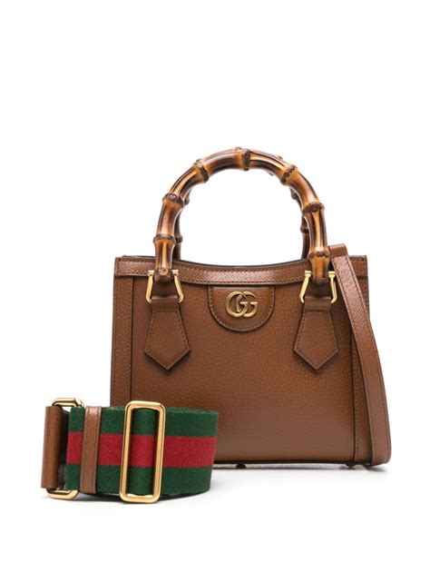 Gucci Mini Diana Tote Bag Brown Farfetch