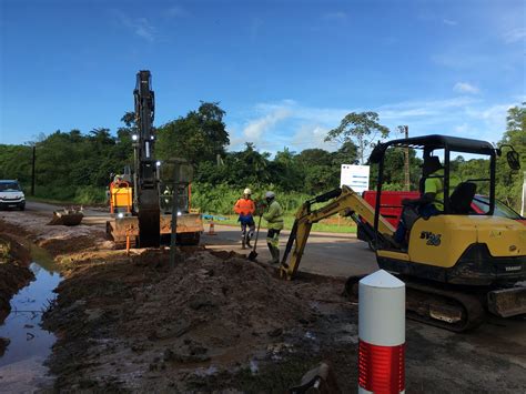 Renforcement du réseau eau potable au Larivot Getelec Guyane