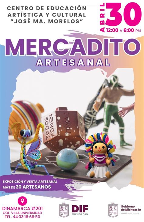 Dif Dif Michoac N Celebrar A La Ni Ez En Mercadito Artesanal Del Ceac