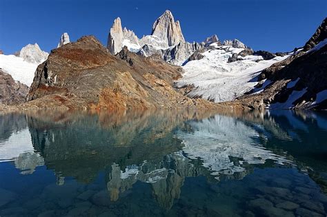 Los Glaciares National Park Mountain Cool Nature Fun Lake Hd