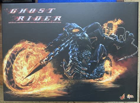 Hot Toys Ghost Rider Action Figure With Hellcycle EBay