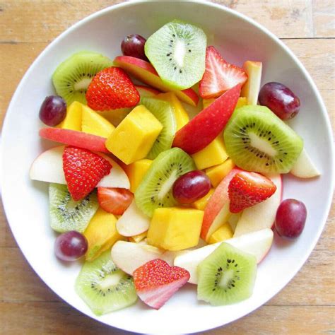 Un Delicioso Y Nutritivo Plato De Fruta Comida Saludable Desayuno Desayuno Con Yogurt