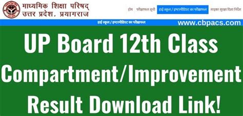 Up Board 12th Compartment Result 2022 Direct Link