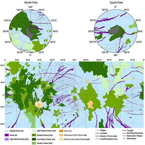 Geologic Map Of Europa Highlights Targets For Future Exploration