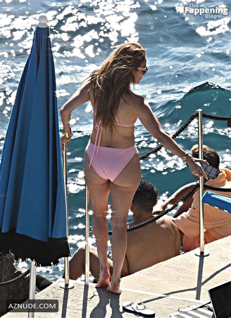 Jennifer Lopez Sizzles In Sexy Bikini During Italian Getaway In Positano Aznude