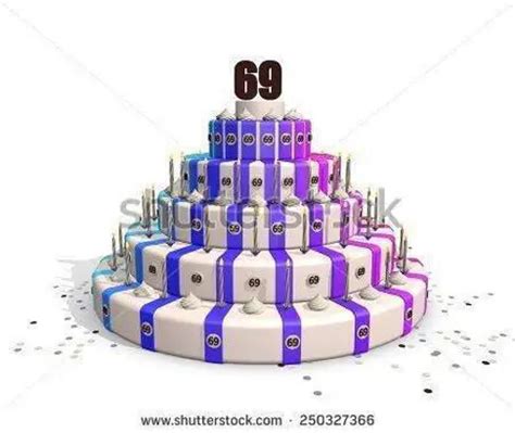 69th birthday cake