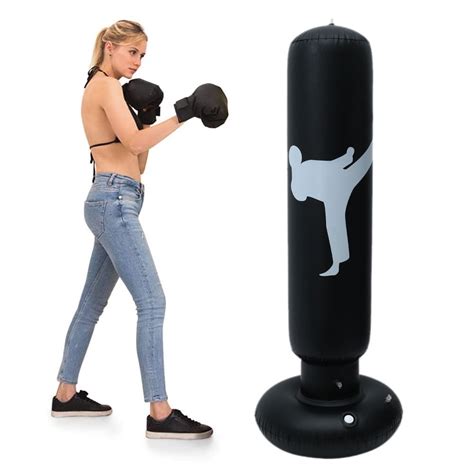 EUWBSSR Boxing Punch Bag, Punching Bag with Stand for Kids Freestanding ...