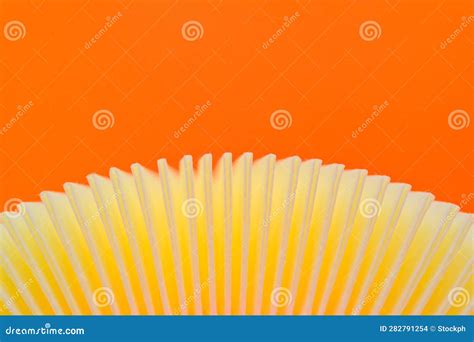 An Abstract Image of the Air New Filter. Orange Background Stock Photo ...