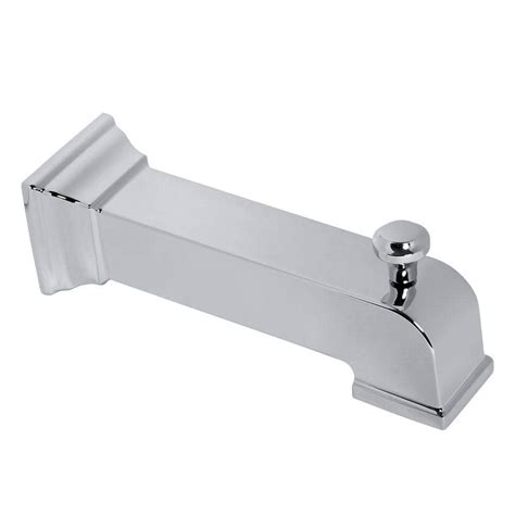 American Standard Town Square Diverter Tub Spout Polished Chrome M950315 0020a The Home Depot