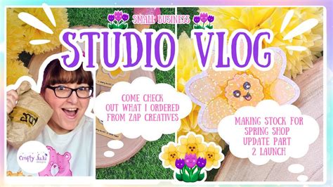 STUDIO VLOG Making My First Notepads New Pins Get An Exciting Sneak