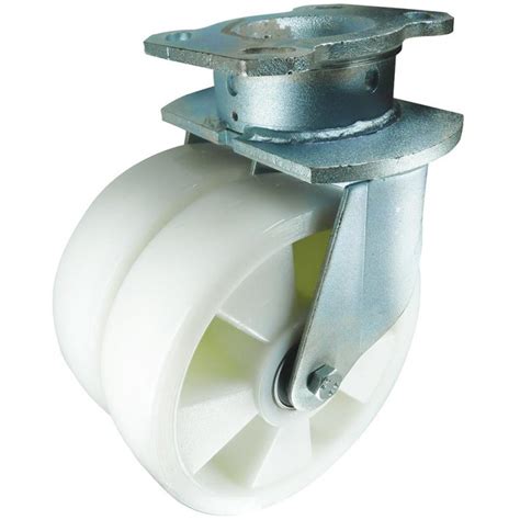 G33 Twin Wheel Extra Heavy Duty Nylon Castors 100mm 125mm 150mm