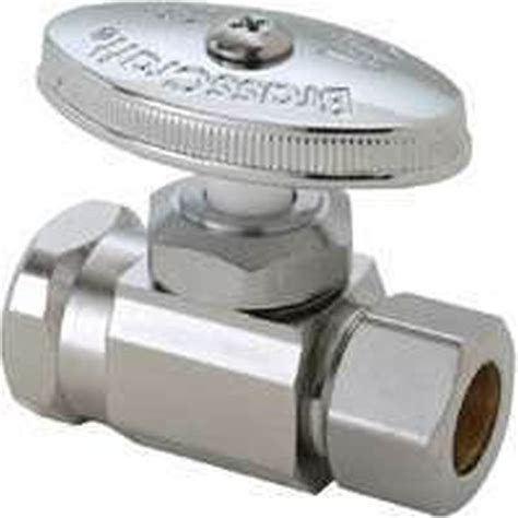 Brasscraft Or X C Multi Turn Straight Stop Valve In Fip X