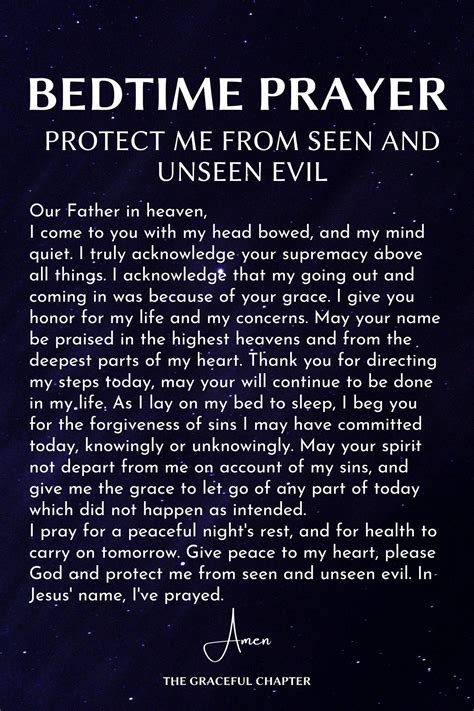 Evening Prayer For Protection Goodnight Prayers Images