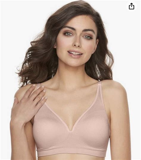 Nwt Vanity Fair Breathable Luxe Full Coverage Seamless Wireless Bra Pink 2xl Ebay