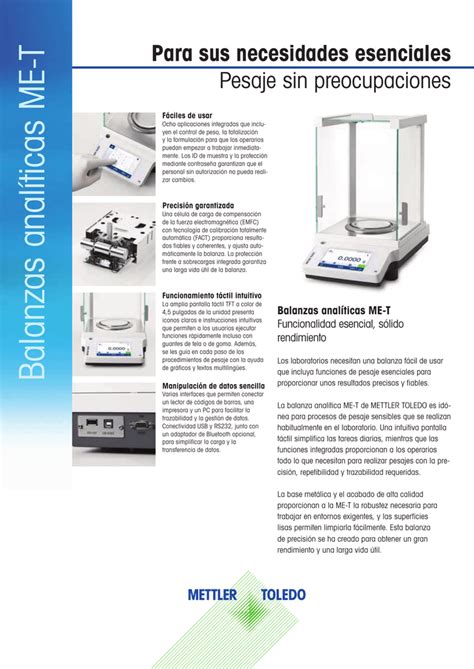 Balanzas Anal Ticas M E T