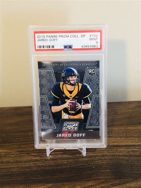 Panini Prizm Collegiate Dp Jared Goff Psa Mint Ebay