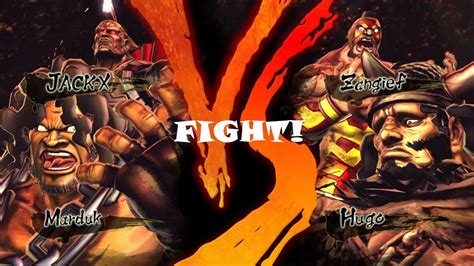 Marduk Jack X Vs Hugo Zangief Street Fighter X Tekken Youtube