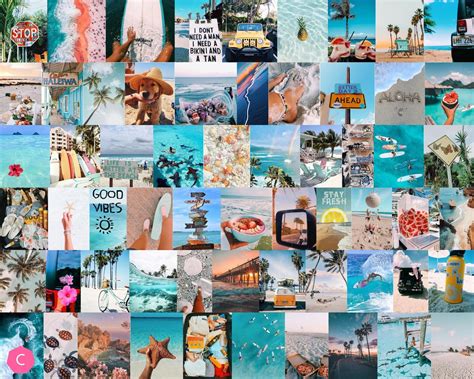 Summertime Beach Collage