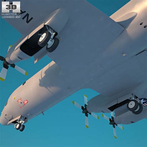 Lockheed P-3 Orion 3D model - Download Transport on 3DModels.org