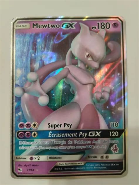 CARTE POKÉMON MEWTWO GX PV180 EUR 3 00 PicClick FR