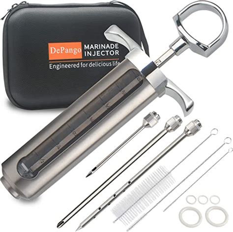 Depango Seringue Alimentaire Injecteur De Marinade Professionnel Avec