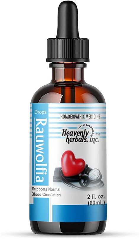 Amazon Heavenly Herbals Inc Rauwolfia Drops Rauvolfia