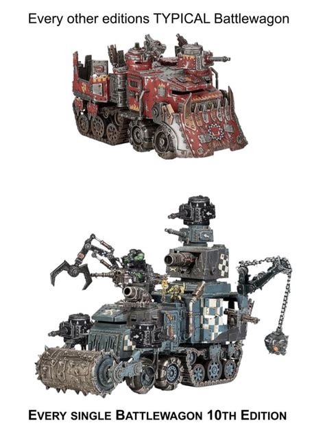 40k 10th Edition The Ork Battlewagon Gunwagon Bomebreaka Weapon Combos R Orks