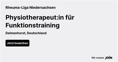 Rheuma Liga Niedersachsen Delmenhorst Physiotherapeut in für