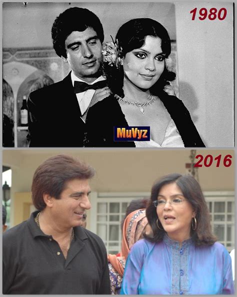 Raj Babbar Zeenat Aman In Party Wear Maxi Dresses Celebrities