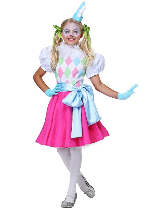 Cotton Candy Clown Girls Costume - Walmart.com - Walmart.com