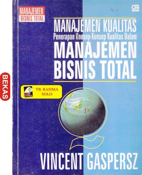 Jual Manajemen Kualitas Penerapan Konsep Konsep Kualitas Dalam