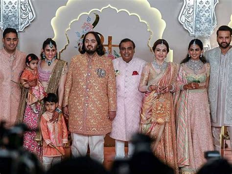 Wedding Party Resumes For Son Of Asia S Richest Man Mukesh Ambani India Gulf News