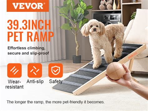 VEVOR Rampa Para Perros Longitud De 1000 Mm Rampa Plegable