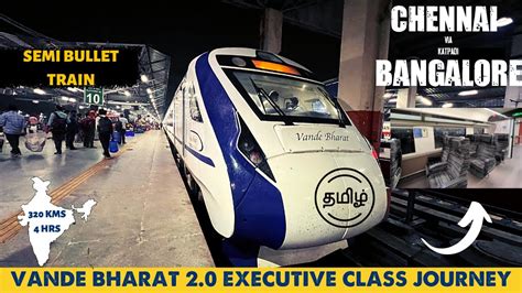 Vande Bharat Executive Class Chennai To Bangalore Tamil Travel