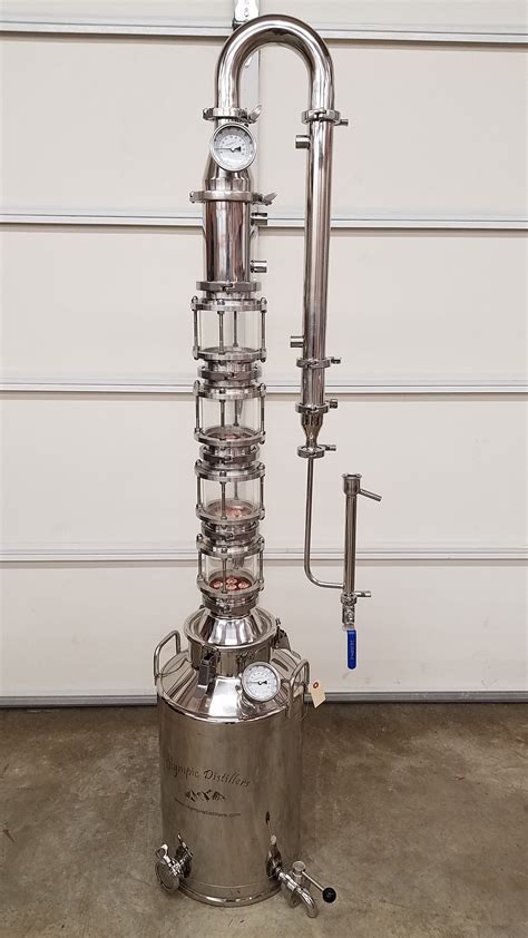 4 Modular Looking Glass Reflux Still Moonshine Stills Distillery